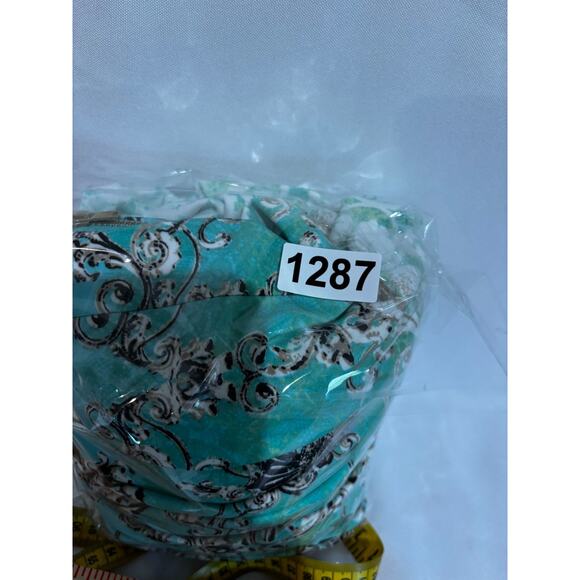 Danny And Nicole Floral ombré blues a-line dress sz 14‎ Career Cocktail Wedding - Picture 10 of 10